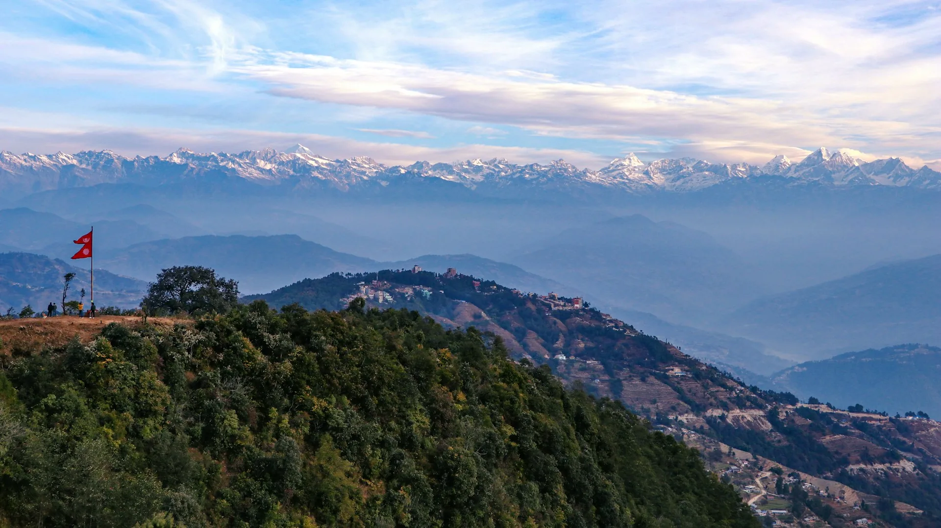 Pine forests above Nagarkot village